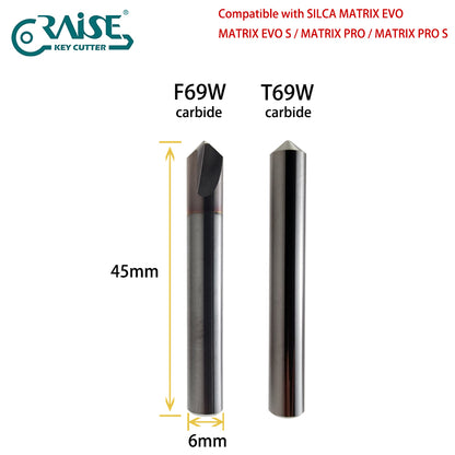 RAISE Cutter F69W T69W Compatible with SILCA F69 T69 Key Cutting Machine