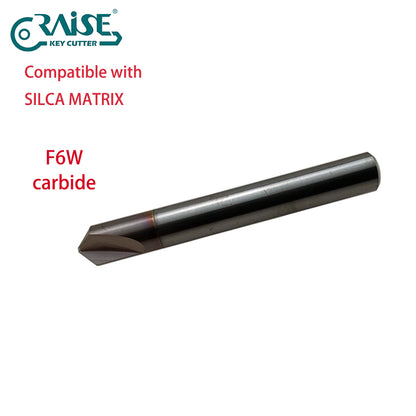 RAISE Carbide Cutter F6W T6W Compatible with SILCA Matrix Key Cutting Machines