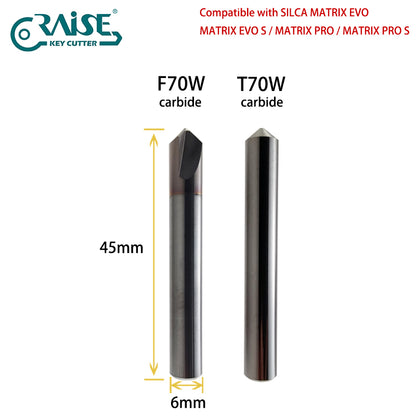 RAISE Cutter F70W T70W Compatible with SILCA F70 T70 SILCA MATRIX Key Cutting Machine