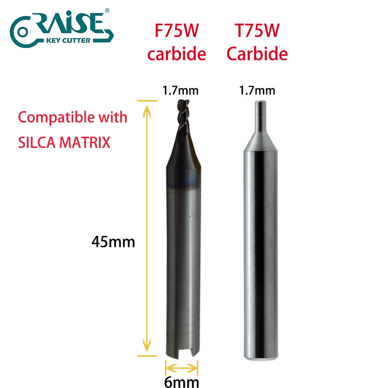 RAISE Cutter F75W T75W Compatible with SILCA F75 T75 SILCA MATRIX Key Cutting Machine