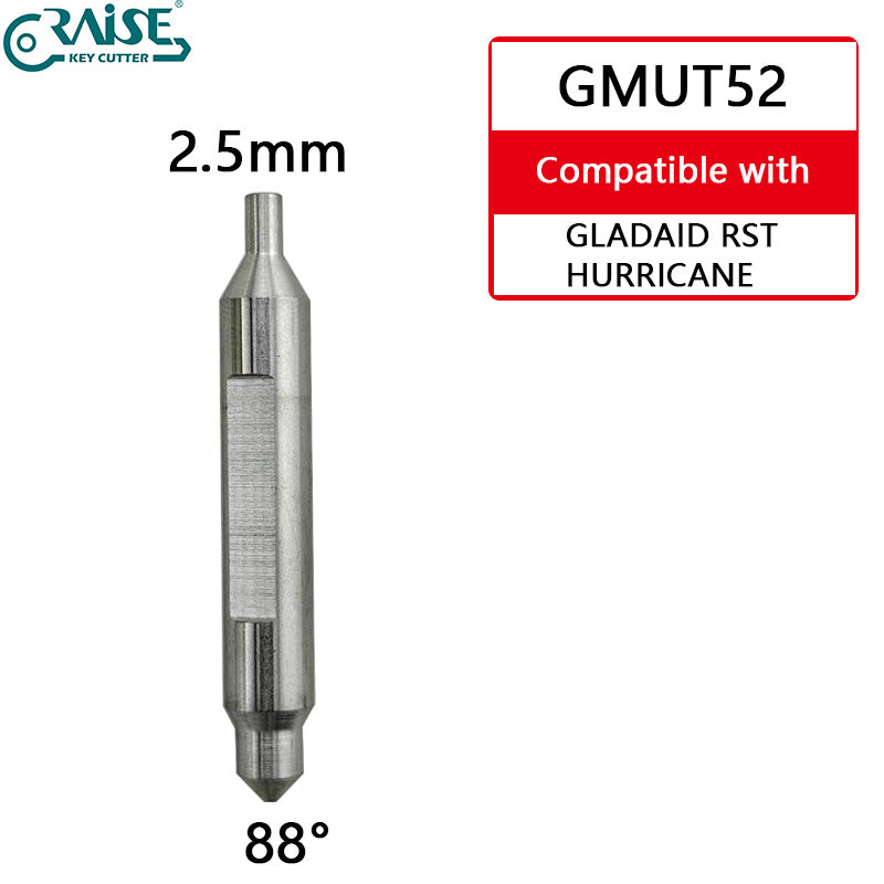 GMUT52 2.5mm 88° Tracer Compatible with MUSTANG PUNTO MATRIX HURRICANE Key Cutting Machine