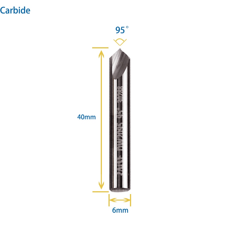 Carbide Dimple Cutter 90° 95° 100° on Vertical Key cutting Machine