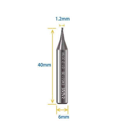 1.2mm end mill cutter for key machine