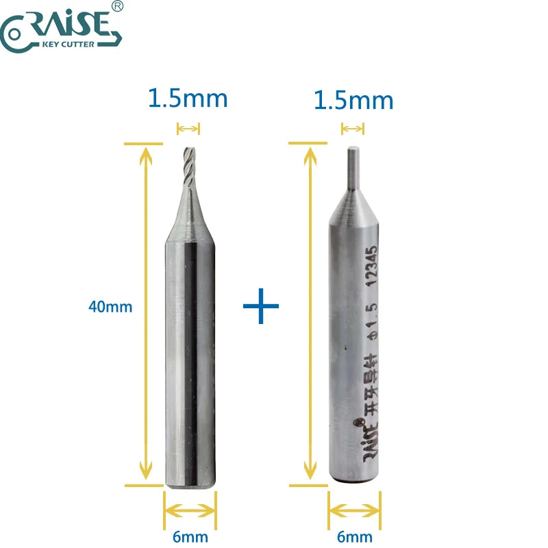 Drill Bits Cutter Set for 368A Locksmith Vertical Key Tool Machine Spare Parts Drill Bits Cutter Set for 368A Locksmith Vertical Key Tool Machine Spare Parts