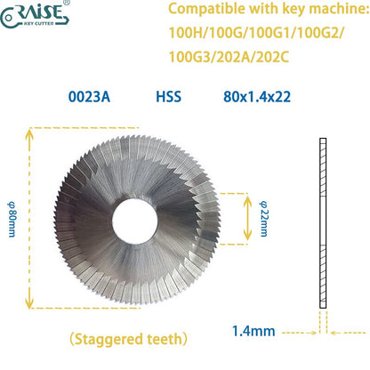 80x1.4x22 Mortice cutter