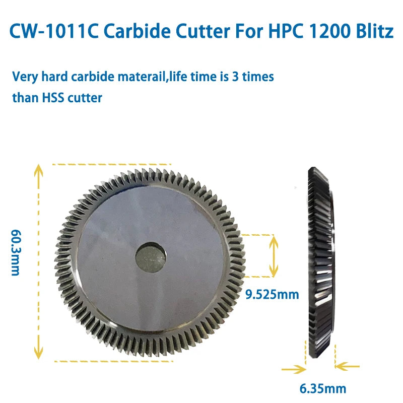 HPC Key Cutter CW-1011 CW-1012 CW-1013 CW-1014 CW-20FM CW-6010 CW-90MC Compatible with HPC Key Duplicator Locksmith Tools