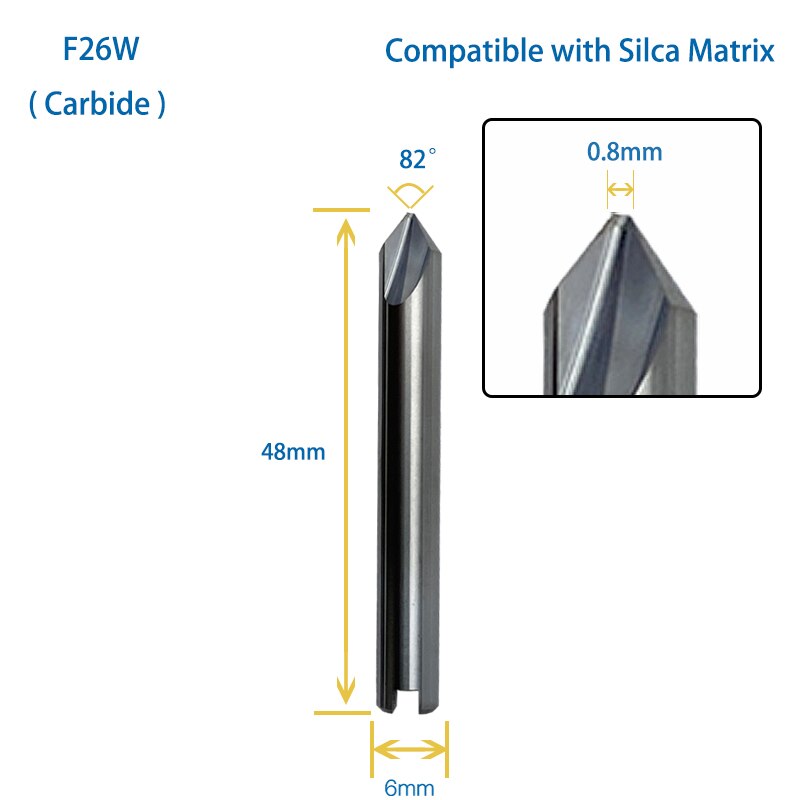 F26 T26 For Keso Key Compatible WIth SILCA Matrix Key Machine