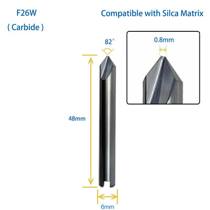 F26 T26 For Keso Key Compatible WIth SILCA Matrix Key Machine