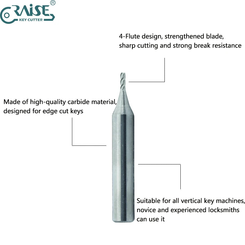 Milling Cutter to Copy Edge Cut Key & Key clamping fixture for Various Vertical Key machine