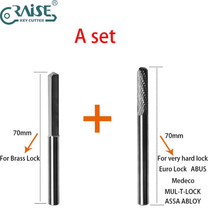 Drill Bits to Open Lock Cylinders