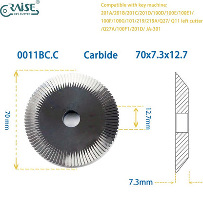 0011 70x7.3x12.7 Milling Cutter