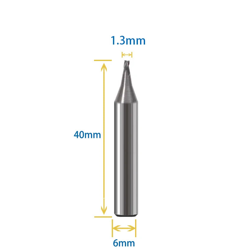 Key Cutter 1.3mm 1.4mm 1.8mm 2.2mm 2.7mm Milling Cutter For Vertical Key Cutting Machine WENXING DEFU