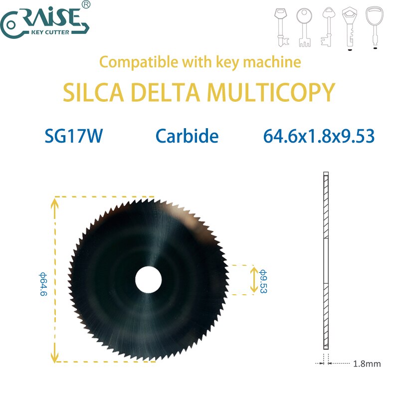 silca key machine cutter sg17