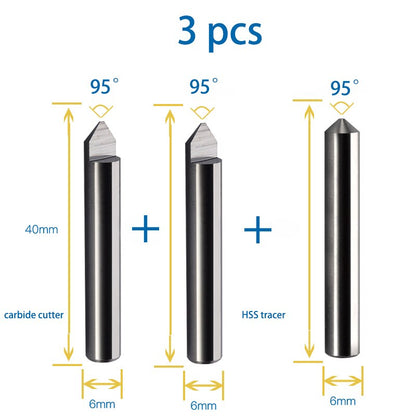 Carbide Dimple Cutter for laser key cutting machine