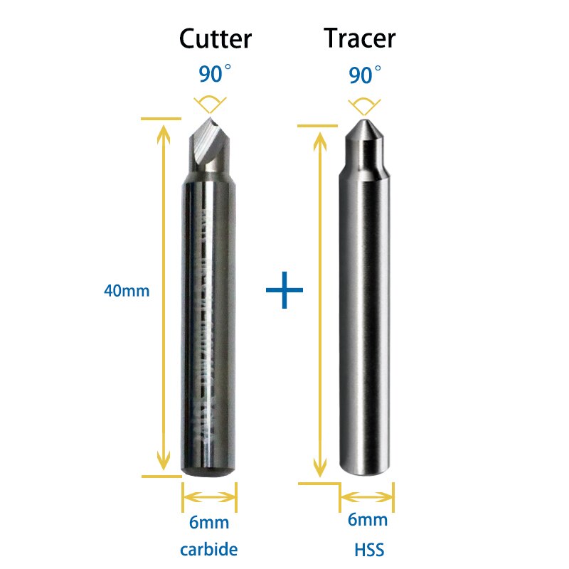 90° dimple cutter