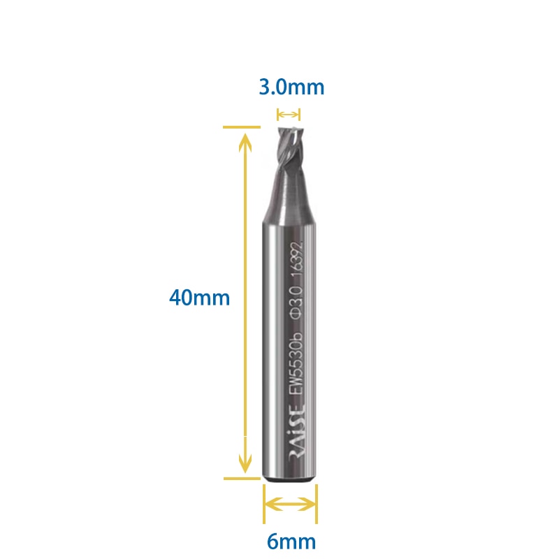 3.0mm end mill cutter for key machine