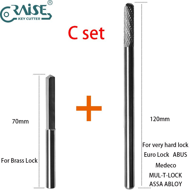 Drill Bits to Open Lock Cylinders