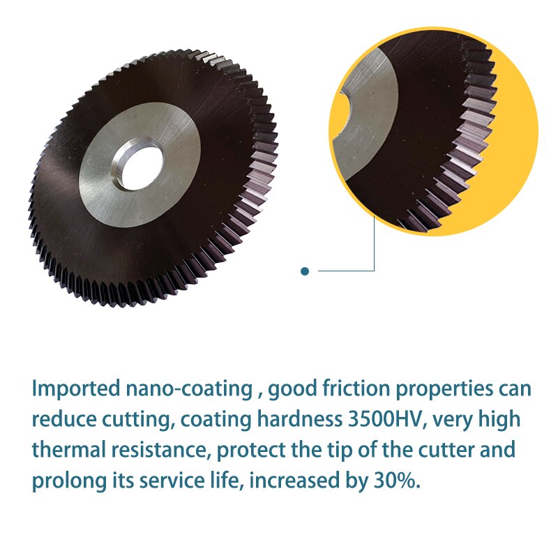 Condor XC-009 Cutter Wheel 70x5x13x84°  for Key Cutting Machine