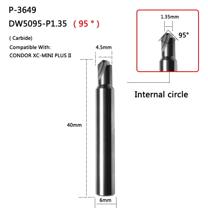 1.5mm 2.0mm 2.5mm Cutter and Probe for Miralce A7 A9 SEC-E9 Condor Alpha Beta