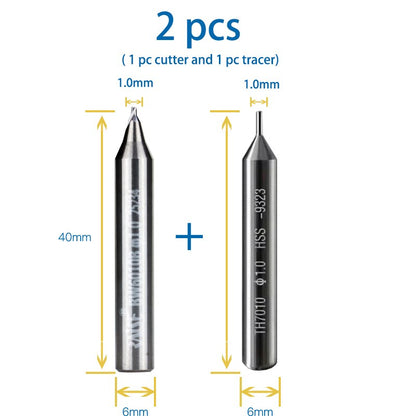 Anti-break & Sharp Carbide Key Cutter for Manual Vertical Machine