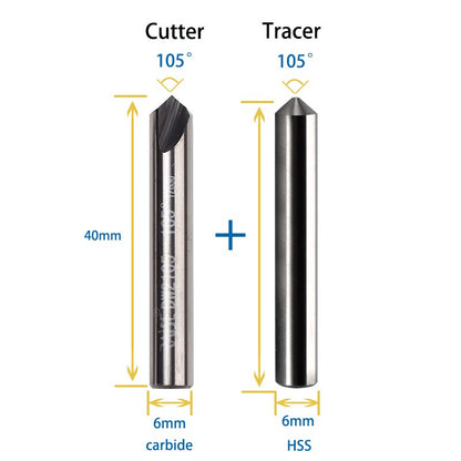 105° dimple cutter