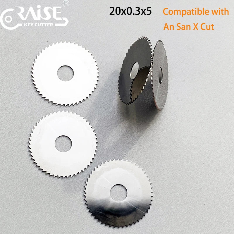 Carbide Milling Cutter Saw Blade 20x0.3x5 Compatible with AN SAN X CUT Key Cutting Machine Locksmith Tools