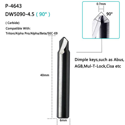 Cutter and Tracer for Condor Dolphin XP005 Alpha Beta Miralce SEC-E9 Automatic Key Machine