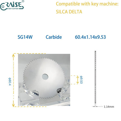 SILCA DELTA SG19W Side Milling Cutter Aftermarket