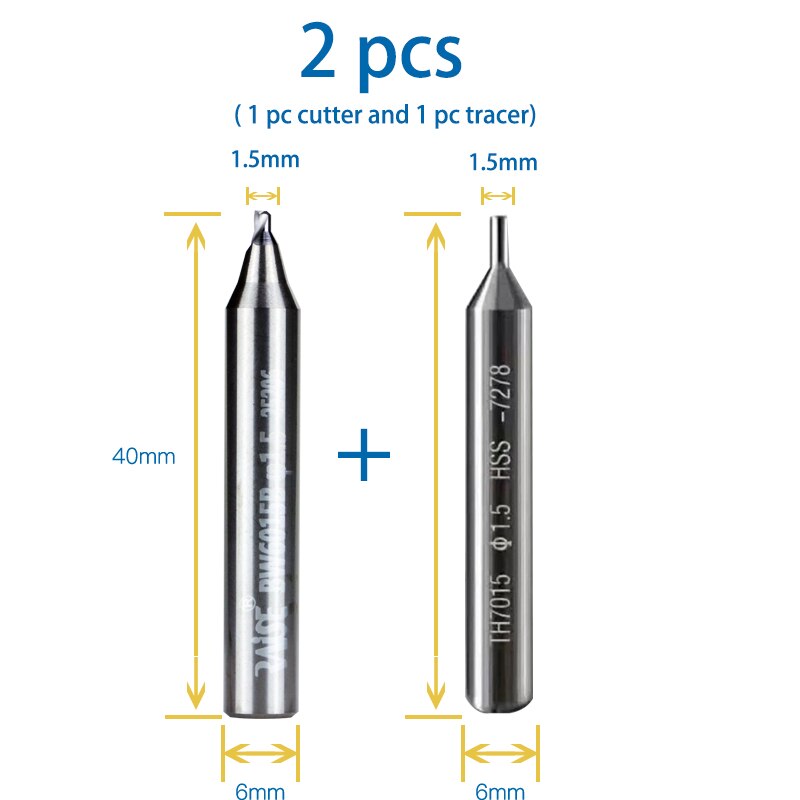 Anti-break & Sharp Carbide Key Cutter for Manual Vertical Machine