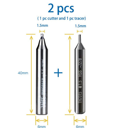 Anti-break & Sharp Carbide Key Cutter for Manual Vertical Machine