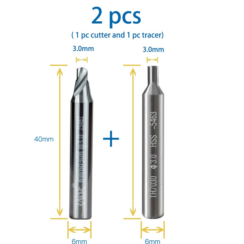 Anti-break & Sharp Carbide Key Cutter for Manual Vertical Machine