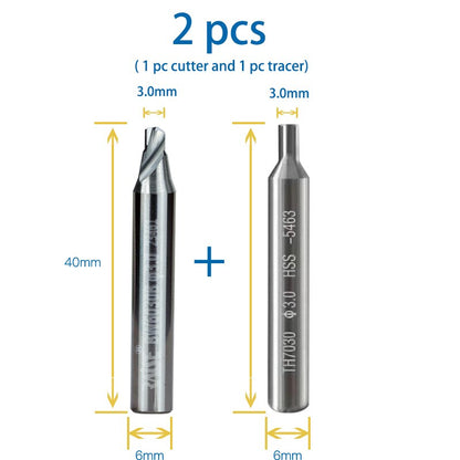 Anti-break & Sharp Carbide Key Cutter for Manual Vertical Machine