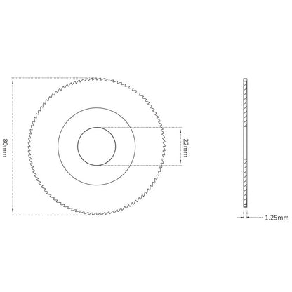 SILCA SG4W SG23W Cutter 80x1.25x22 Compatible With SILCA DUO OPERA III TARGA 2000 TECHNICA Key Machine