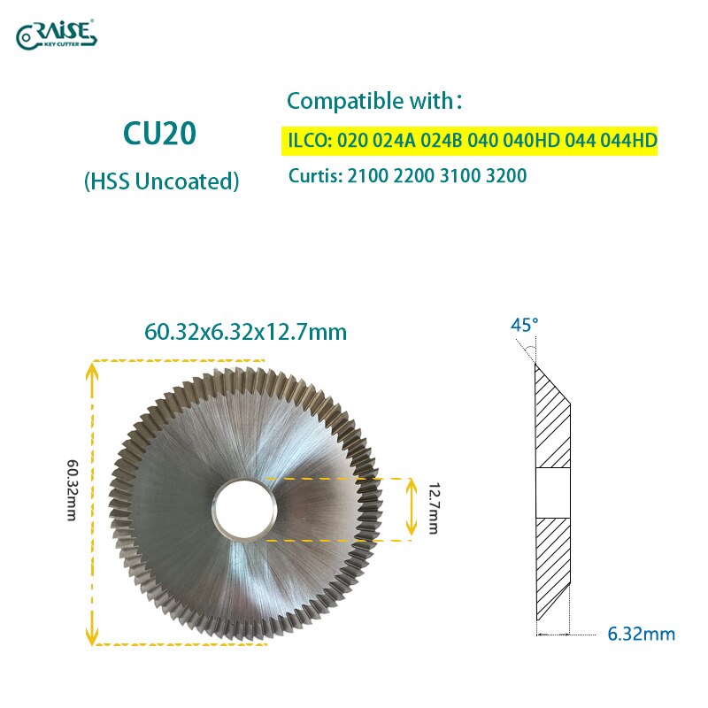 ilco cu20 cutter