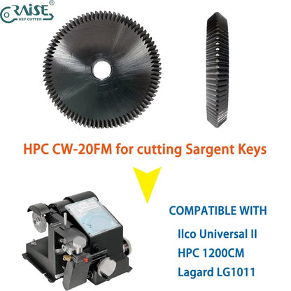 hpc key machine cutter wheel cw-20-fm