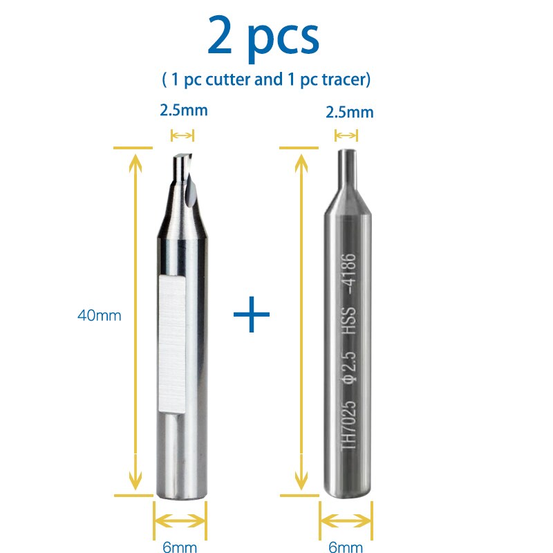 Anti-break & Sharp Carbide Key Cutter for Manual Vertical Machine