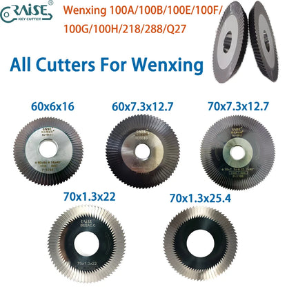 All Key Machine Cutter For Wenxing 100A 100B 100E 100F 100H 100G Q27 Q29 288  218 233 Key Duplicator Machine