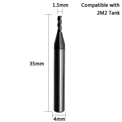 2M2 Tank Milling Cutter and Probe Compatible with 2M2 Tank Automatic Key Cutting Machine