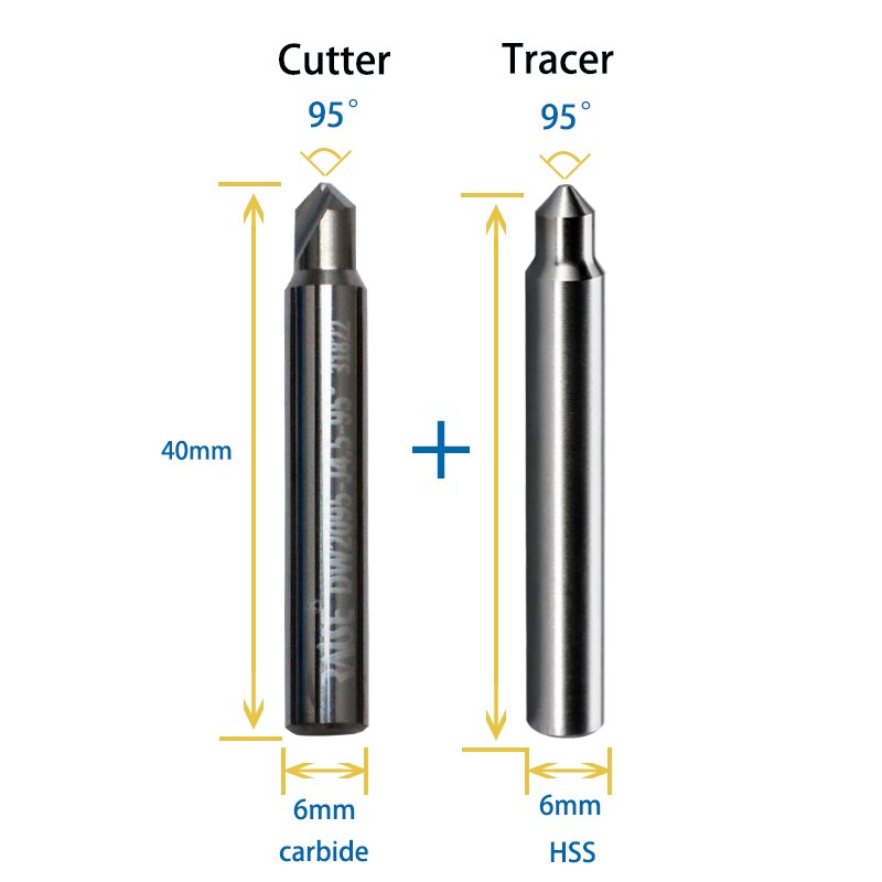 Carbide Dimple Cutter 90° 95° 100° on Vertical Key cutting Machine