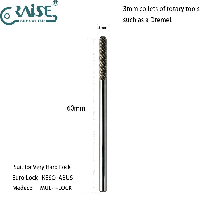 Drill Bits to Open Lock Cylinders