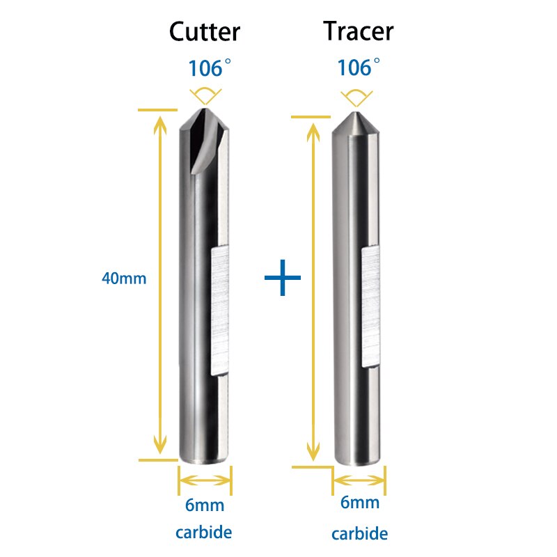 High Security Carbide Dimple Tracer Point for Key Machine