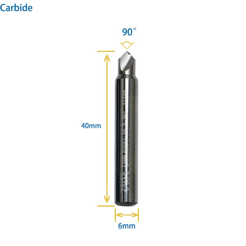 Carbide Dimple Cutter 90° 95° 100° 105° for Manual Laser Key Duplicators