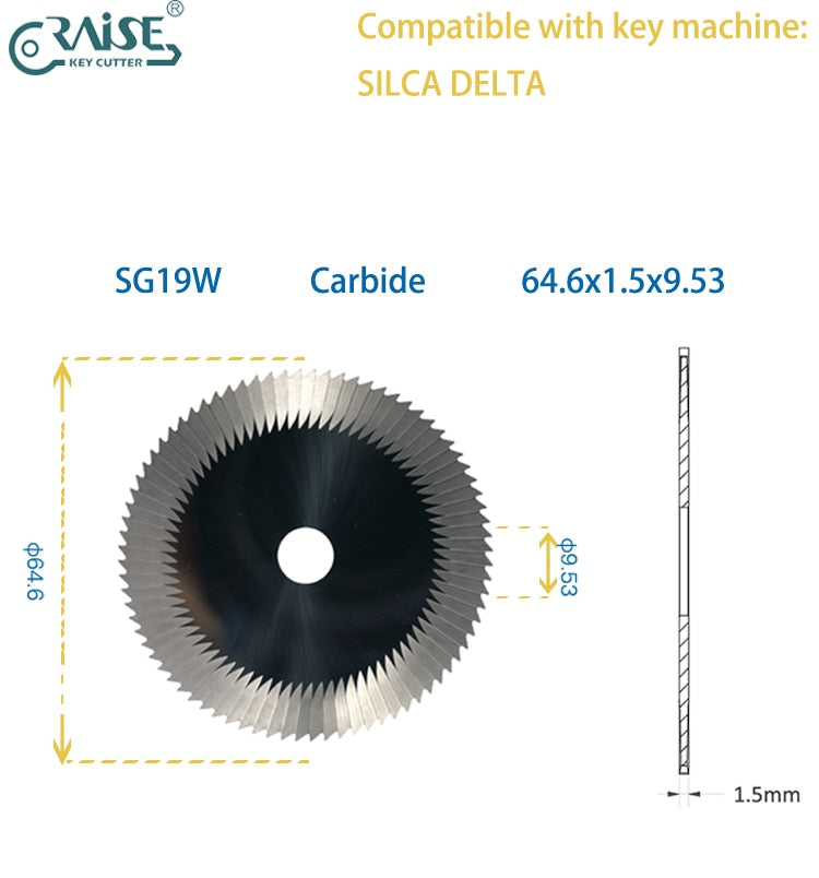 sg19w cutter for silca delta