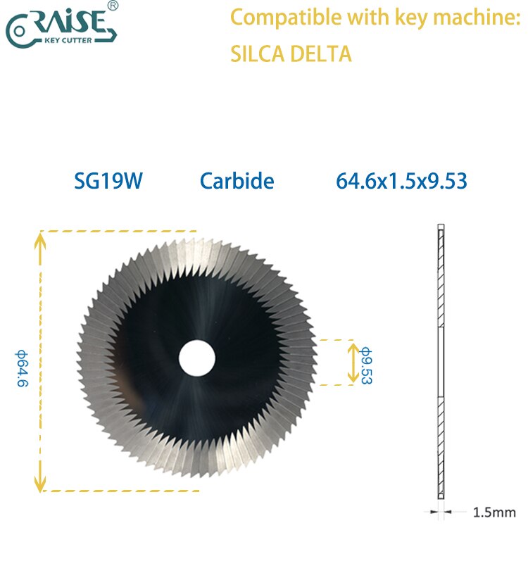 SILCA key machine cutter sg19