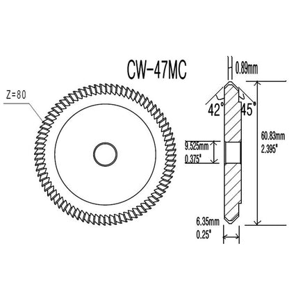 HPC CW-47MC Cutter Compatible with HPC Key Machine