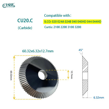 ilco 040 044 cutter cu20