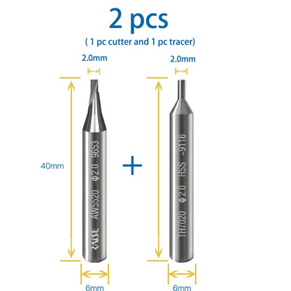 2.0mm end mill cutter