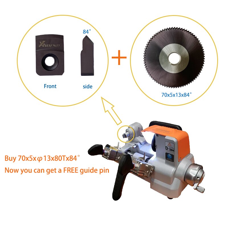 Condor XC-009 Cutter Wheel 70x5x13x84°  for Key Cutting Machine