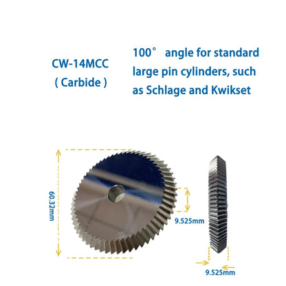 HPC Key Cutter CW-1011 CW-1012 CW-1013 CW-1014 CW-20FM CW-6010 CW-90MC Compatible with HPC Key Duplicator Locksmith Tools