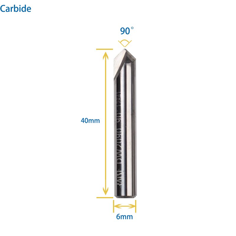 Carbide Dimple Cutter 90° 95° 100° 105° for Manual Laser Key Duplicators